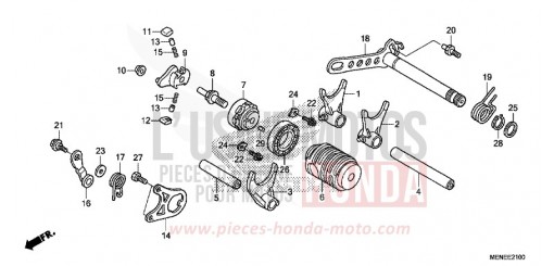 GEARSHIFT DRUM CRF450RG de 2016